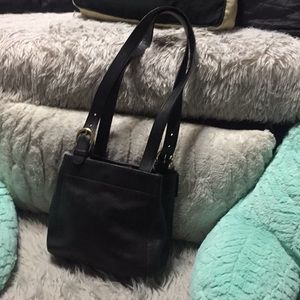 Authentic genuine leather Coach bag / purse